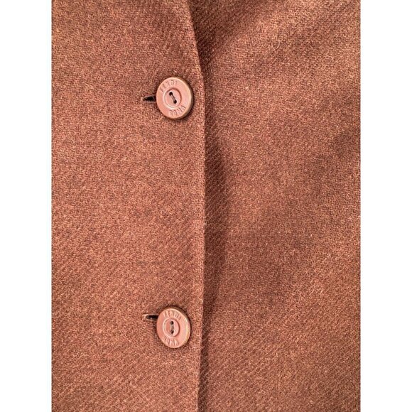 Fendi Vintage Wool Short Coat - Picture 8 of 11
